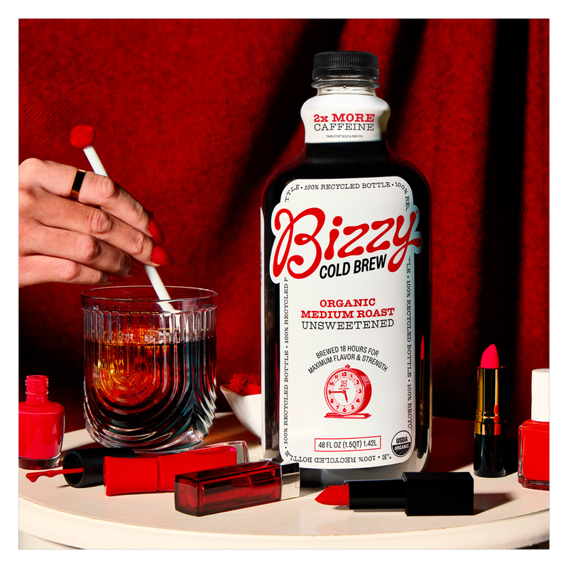 Bizzy Organic Medium Roast Cold Brew Coffee 48oz Btl