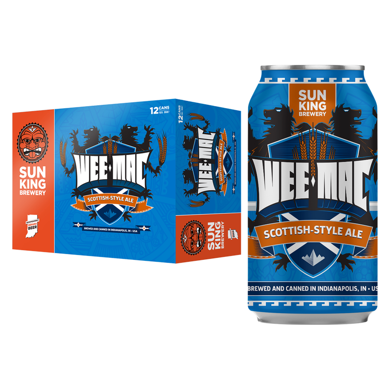 Sun King Wee Mac Scottish-Style Ale 12pk 12oz Can 5.3% ABV