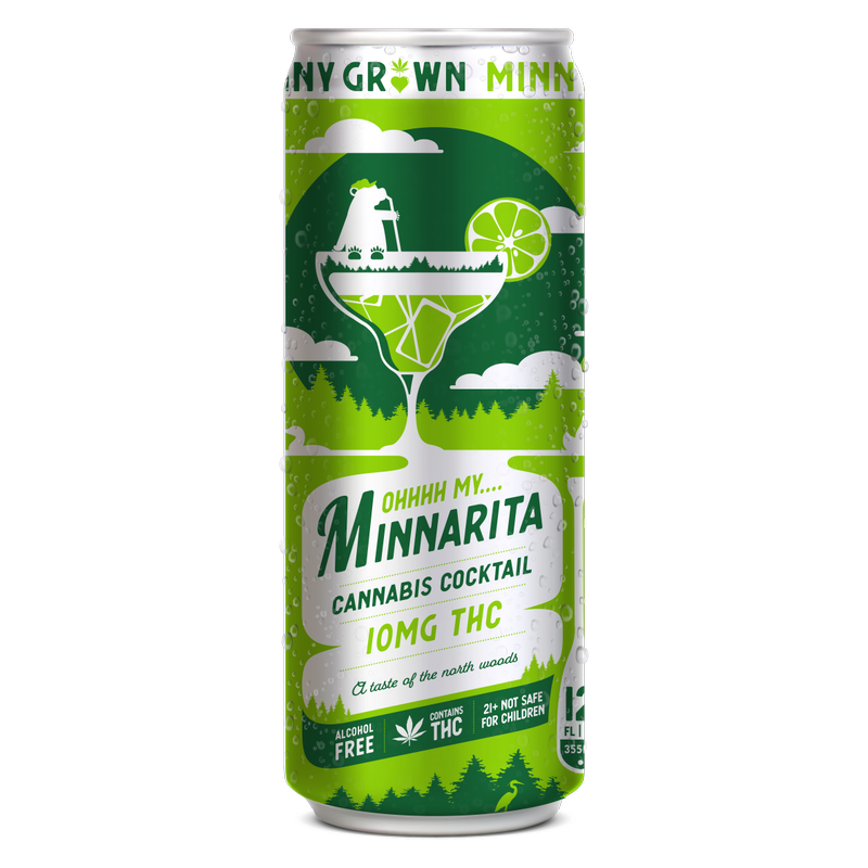 Minny Grown 10mg THC Minnarita 4pk 12oz Can