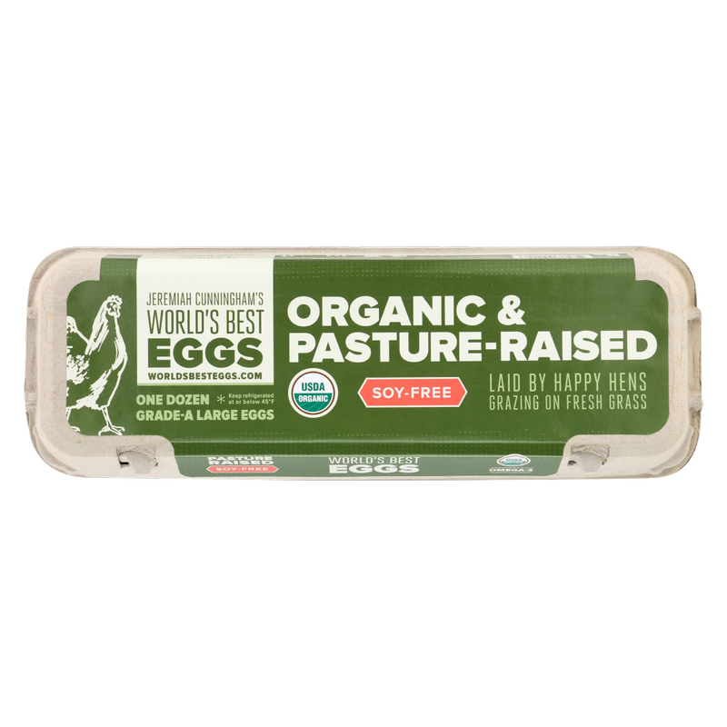 World's Best Eggs Organic Soy Free Large Grade-A Eggs - 12ct 