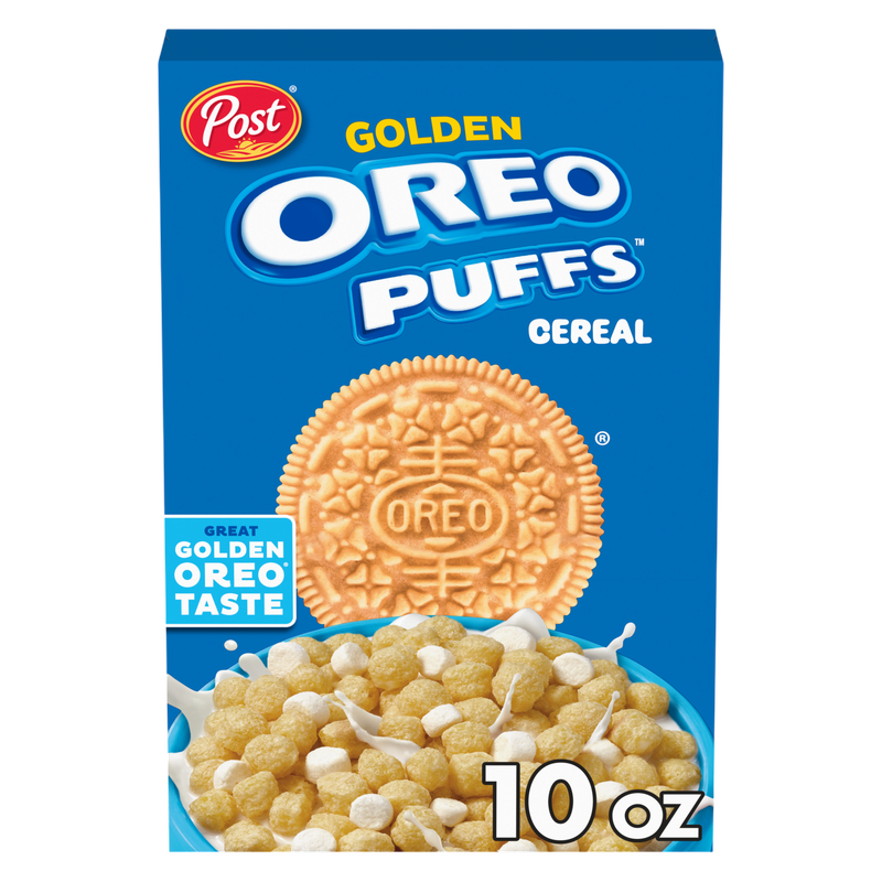 Post Golden Oreo Puffs Cereal 10oz
