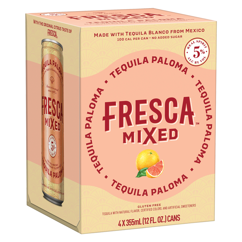 Fresca Mixed Tequila Paloma Canned Cocktail 4pk 12oz Can 5.0% ABV