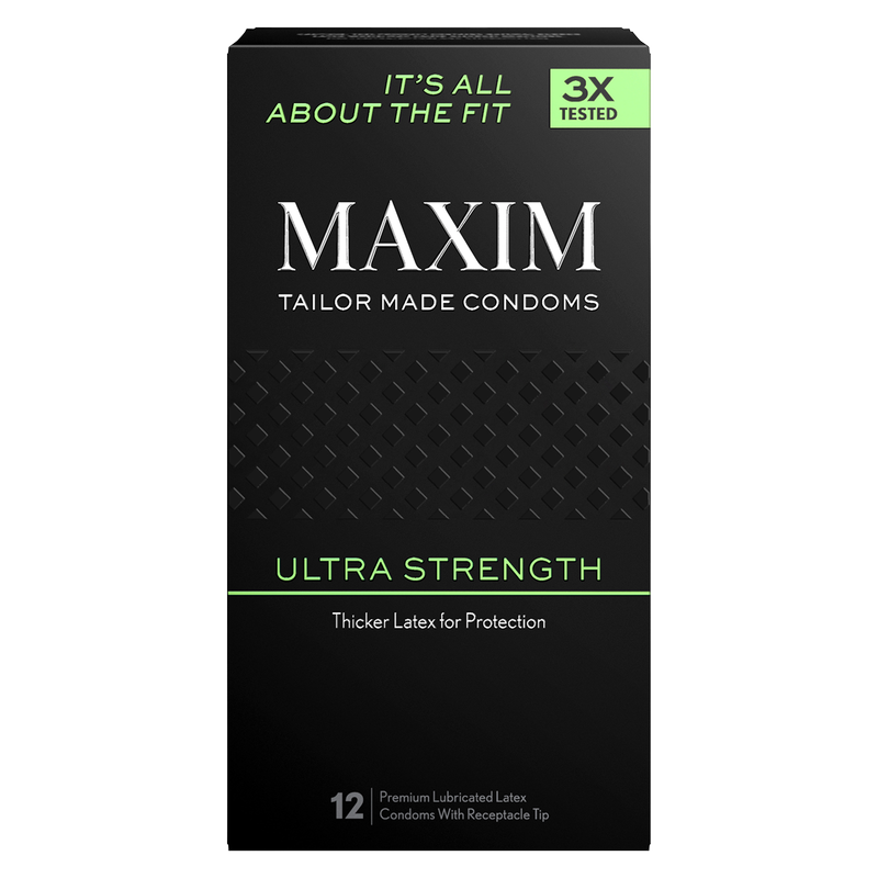 MAXIM Ultra Strength Condoms 12pk