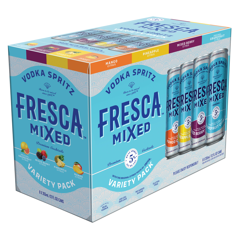 Fresca Mixed Vodka Spritz Variety Pack 8pk 12oz Can 5.0% ABV