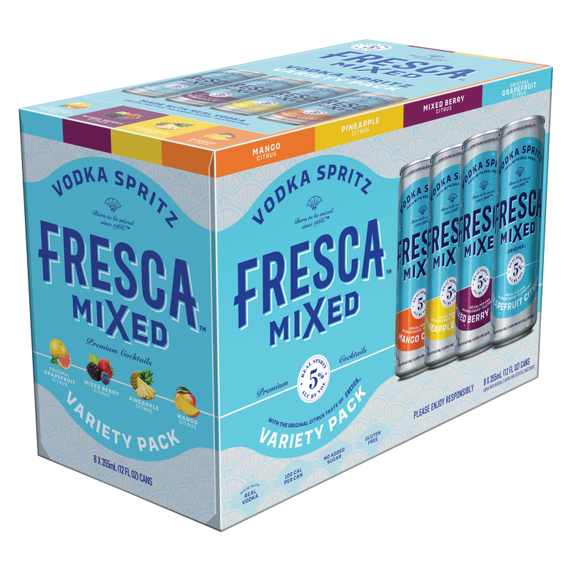 Fresca Mixed Vodka Spritz Variety Pack 8pk 12oz Can 5 0 ABV