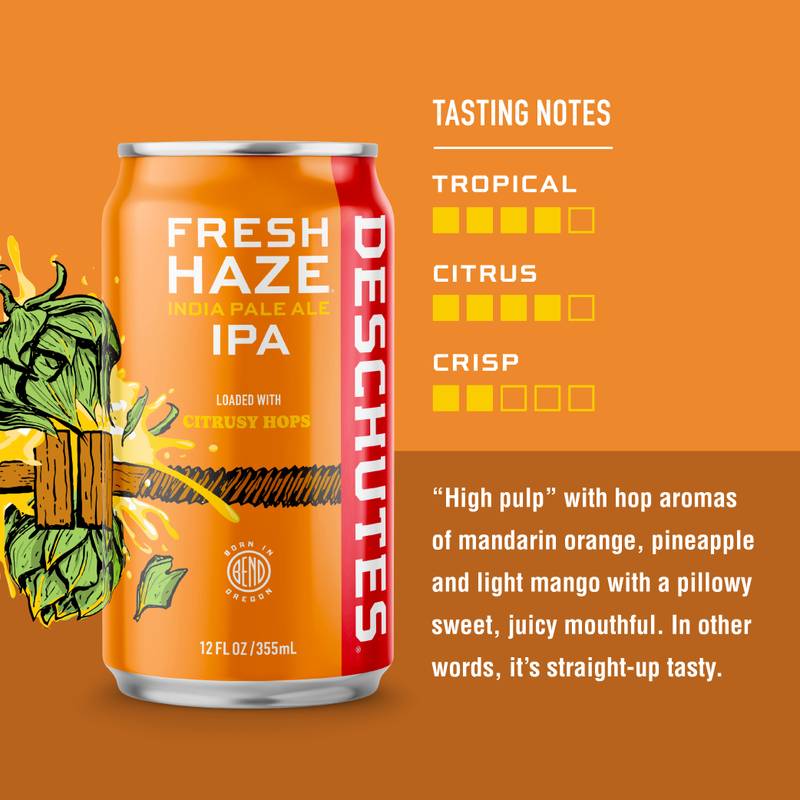 Deschutes Fresh Haze 12/12oz Can