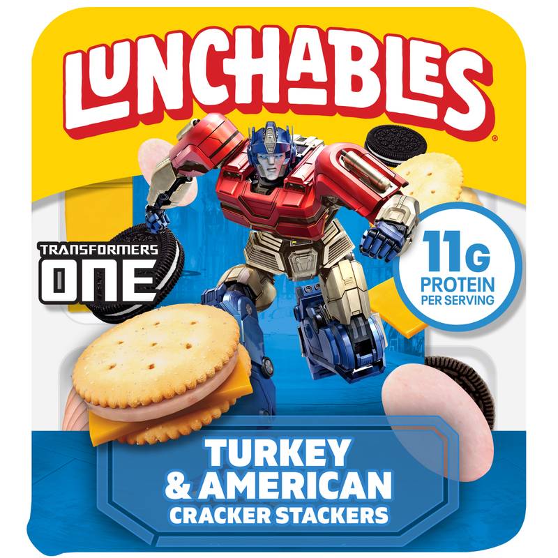 Lunchables Turkey & American Cheese Cracker Stackers with Chocolate Sandwich Cookies  - 3.2oz