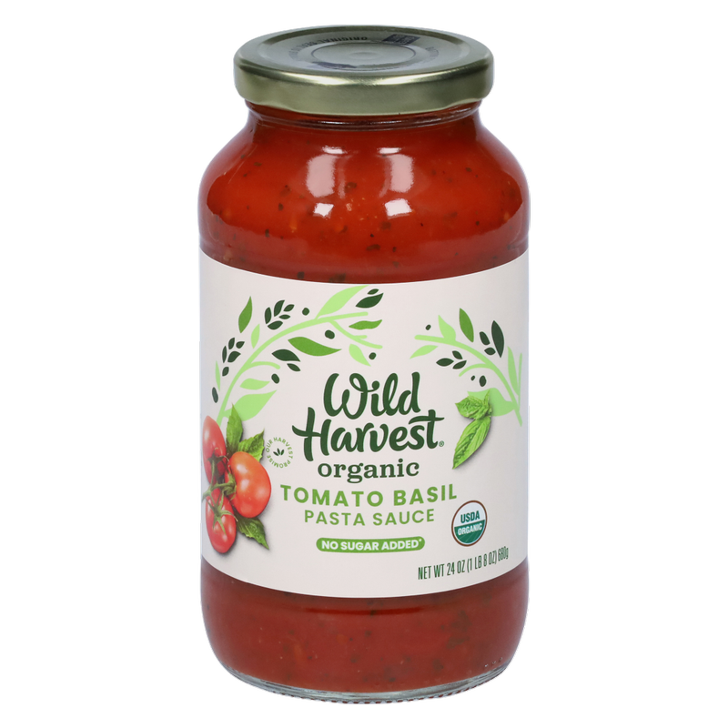 Wild Harvest Organic Tomato Basil Pasta Sauce 24oz