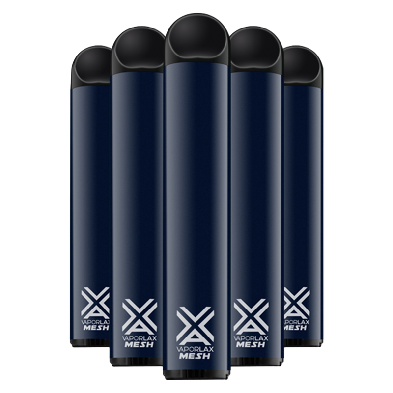 5 Pack VaporLax Disposable Vape Blueberry Ice 50mg 6.5ml