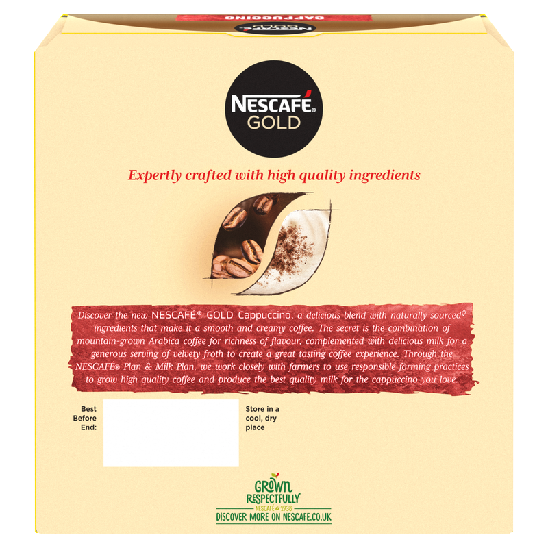Nescafe Gold Cappuccino 12 Sachets, 186g