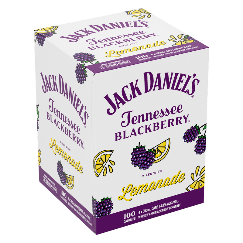 Jack Daniel's TN Blackberry & Lemonade 4pk 355ml Can