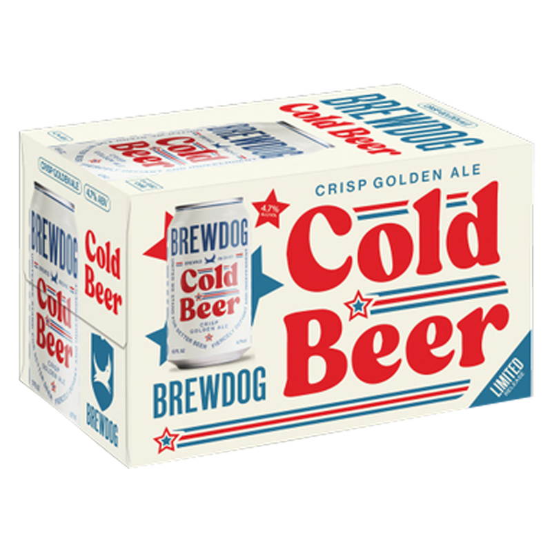 BrewDog Cold Beer 6pk 12oz Can 4.7% ABV