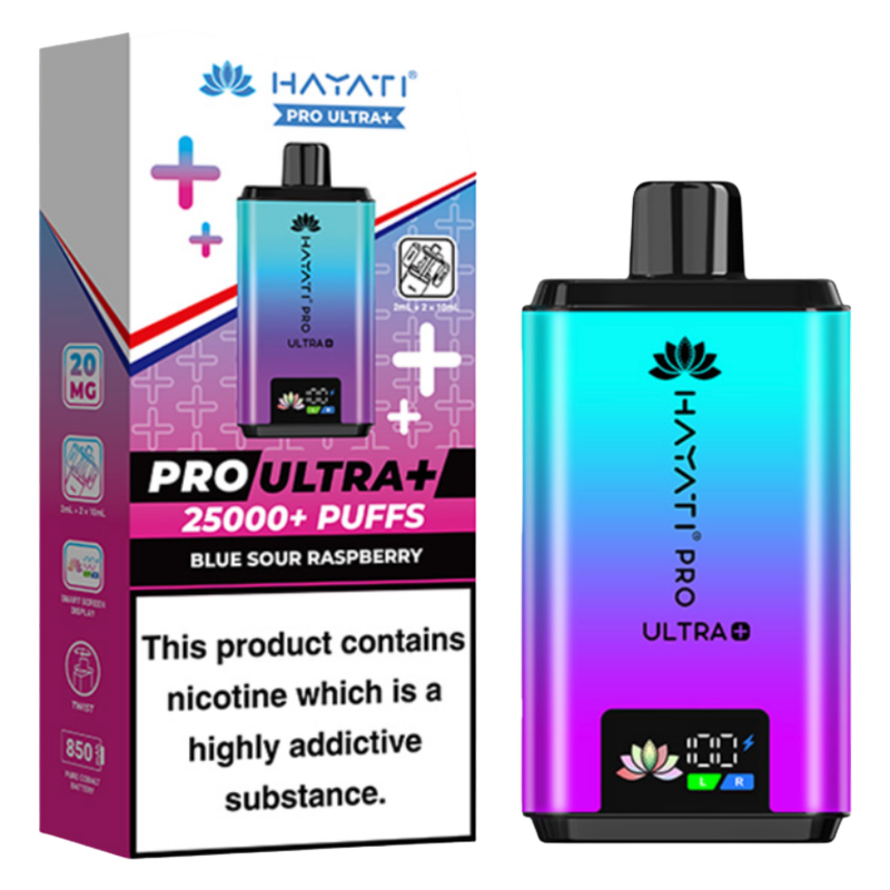 Hayati Pro Ultra 25000 Kit Blue Sour Raspberry 20mg/ml, 1pcs