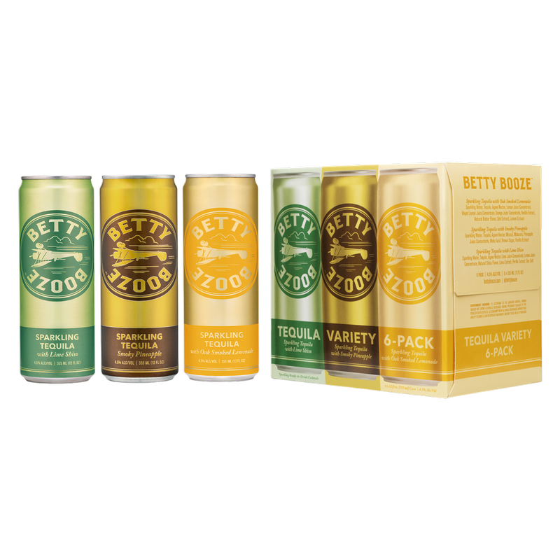 Betty Booze Spiked Tequila Variety 6pk 12oz Cans