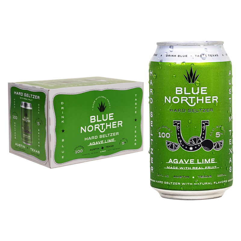 Blue Norther Hard Seltzer Agave Lime 6pk 12oz 5.0% ABV