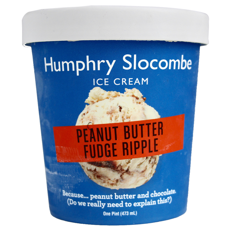 Humphrys Peanut Butter Fudge Ripple Ice Cream 16oz