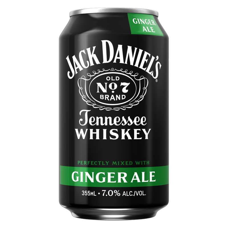 Jack Daniel's Jack & Ginger 4pk Cans 7% ABV