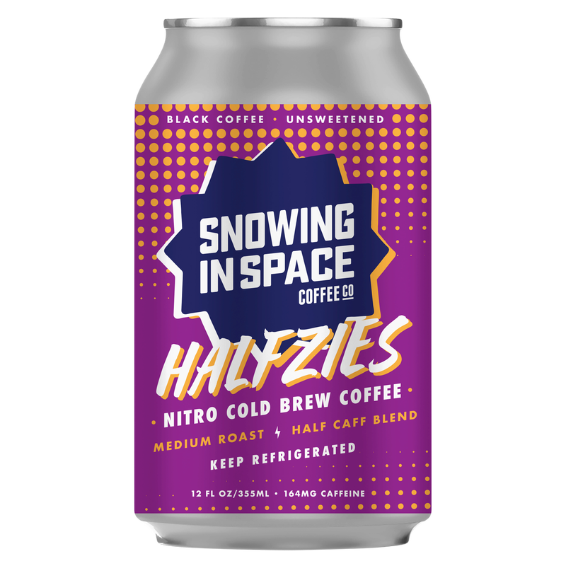 Snowing in Space Halfzies Nitro Cold Brew Coffee, 12oz