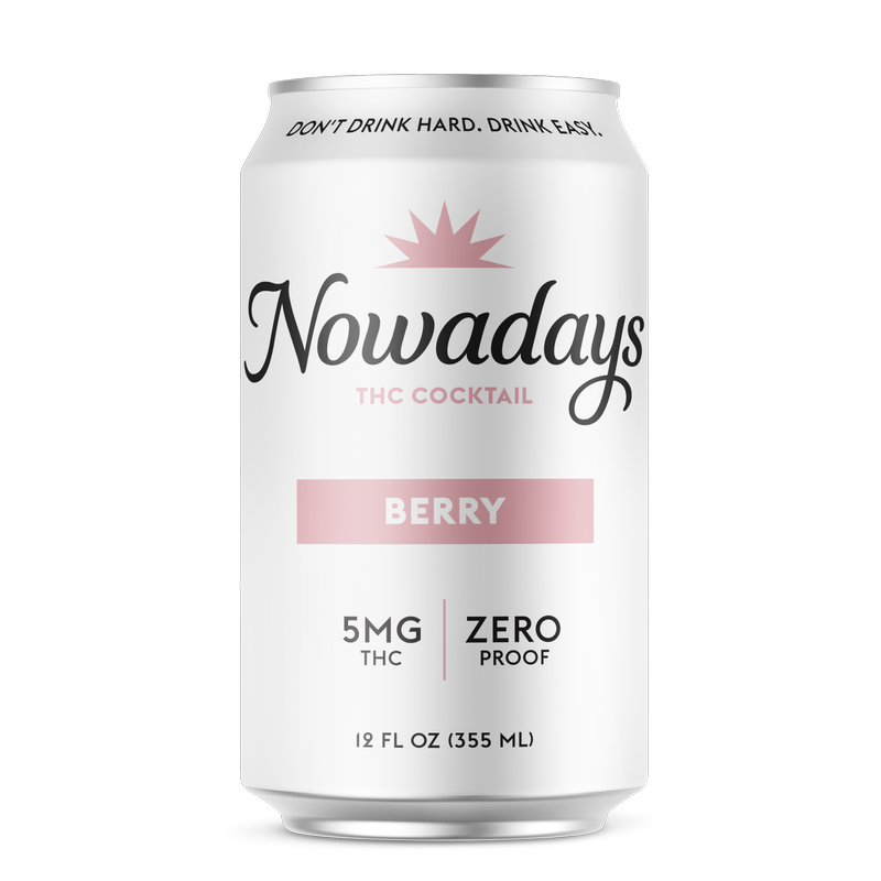 Nowadays Berry 5MG THC Drink 12oz Can
