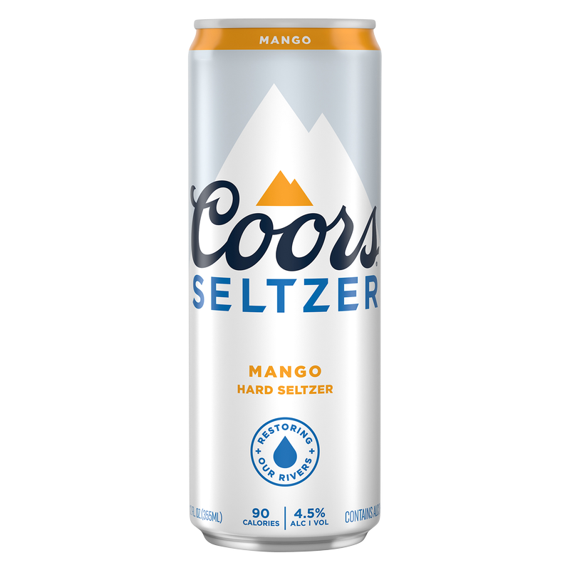 Coors Mango Hard Seltzer Single 12oz Can 4.5% ABV