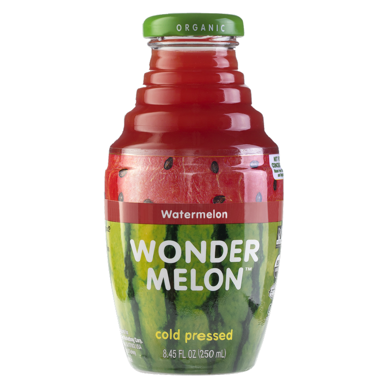 Wonder Juice Organic Watermelon Cold-Pressed Juice 8.45oz Glass Btl