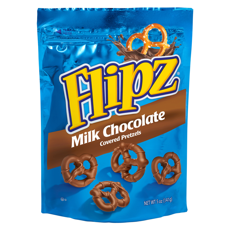 Flipz Milk Chocolate Pretzels 5oz
