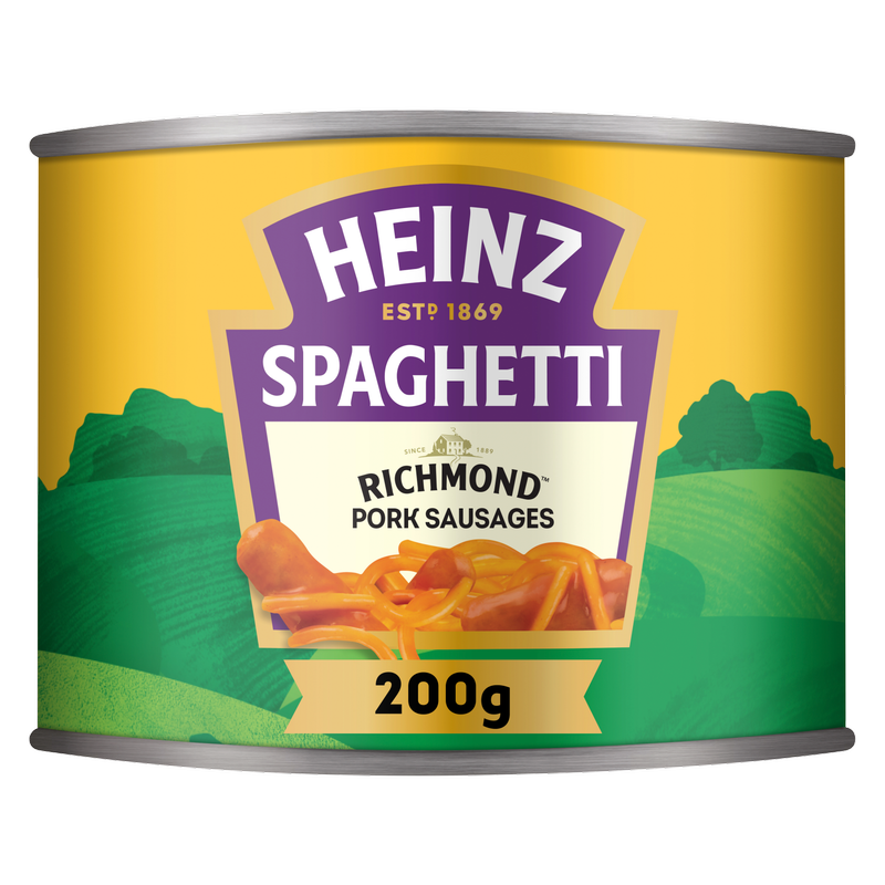 Heinz Spaghetti & Richmond Sausages, 200g