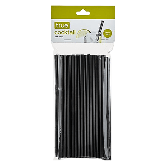 True Stir Straws Black  (100 CT)