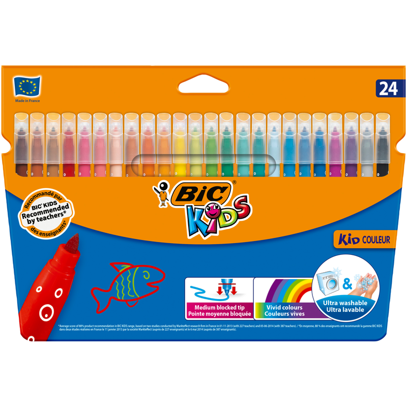 Bic Kids Felt Tip Pens, Pack of 24