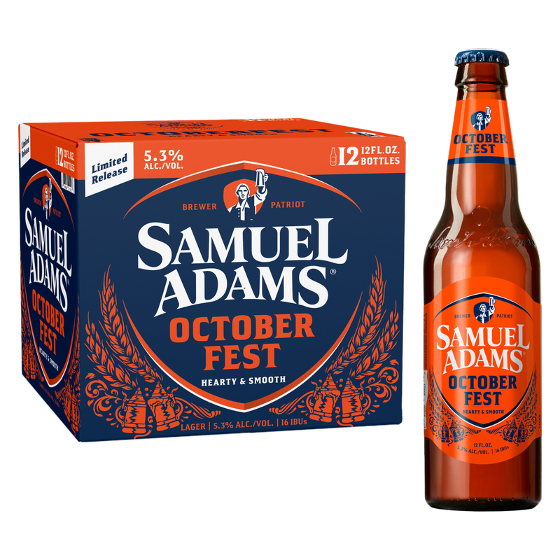 Sam Adams Seasonal - Octoberfest 12pk 12oz Btl 5.3% ABV