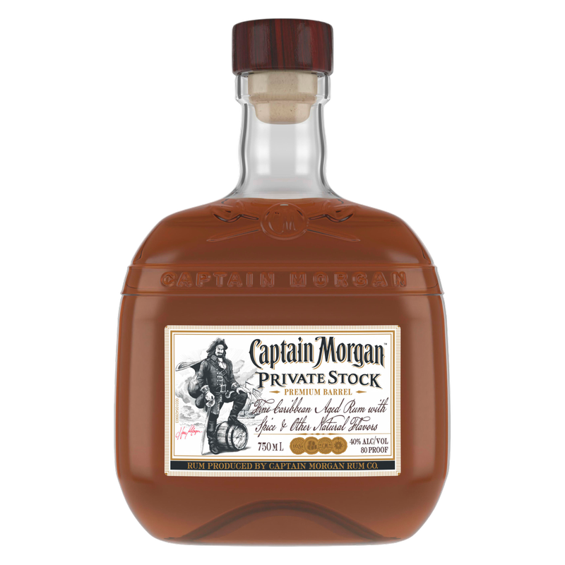 Captain Morgan Private Stock Spiced Rum 750ml (80 Proof)