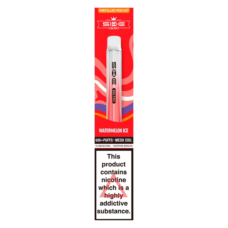 SKE Crystal 600 Pro Prefilled Pod Kit Watermelon Ice, 1pcs