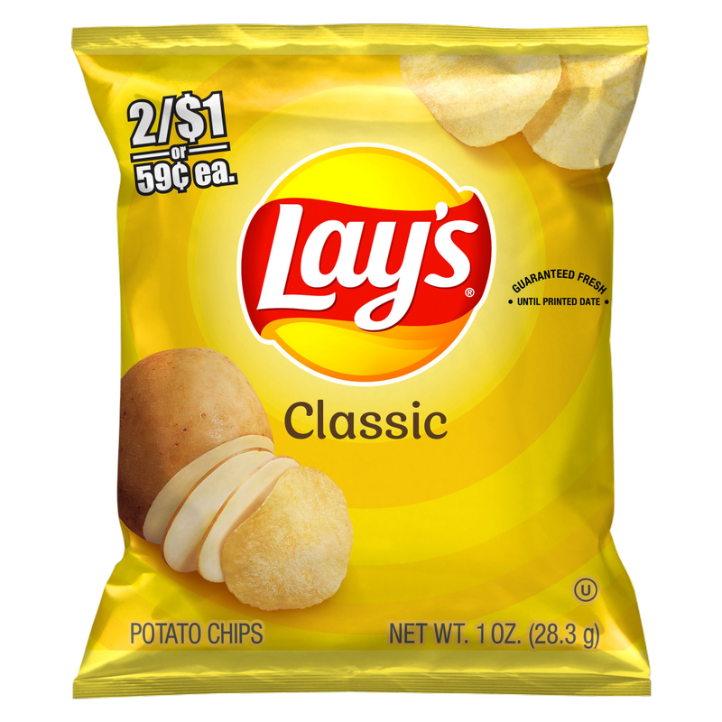  Lays Potato Chips Classic 1 Oz
