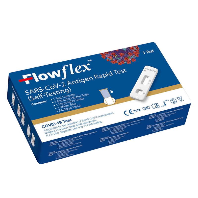 FlowFlex SARS- CoV-2 Antigen Rapid Test (Self-Testing), 1pcs