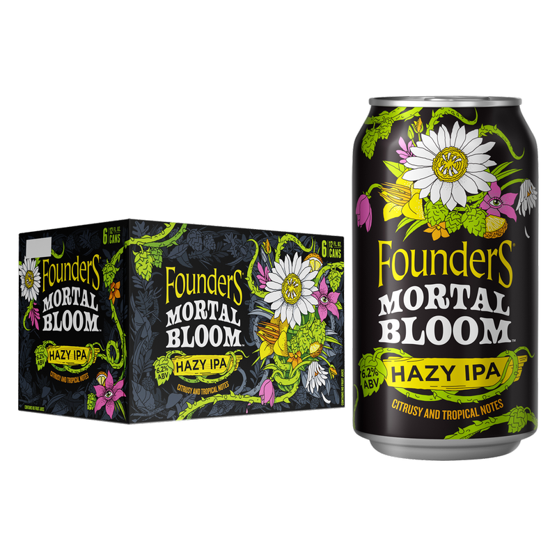 Founders Mortal Bloom 6pk 12oz Can 6.2% ABV