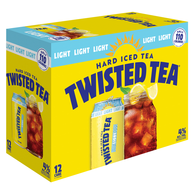 Twisted Tea Light 12pk 12oz Can 5.0% ABV