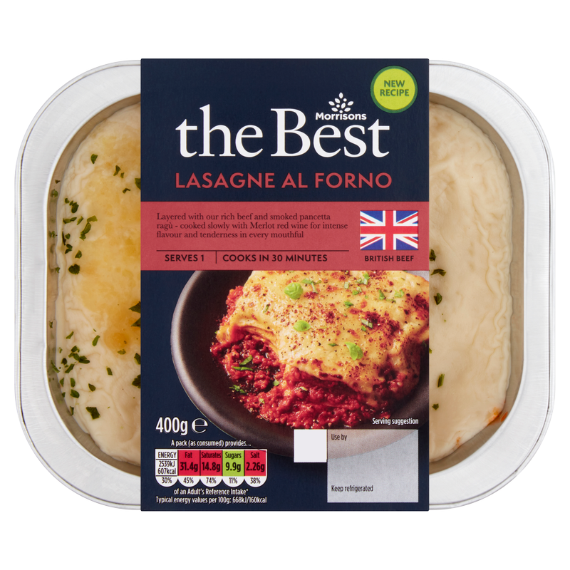 Morrisons The Best Lasagne, 400g