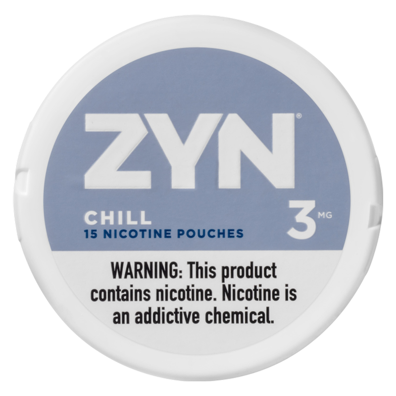 ZYN Nicotine Pouches Chill 3 mg Tin