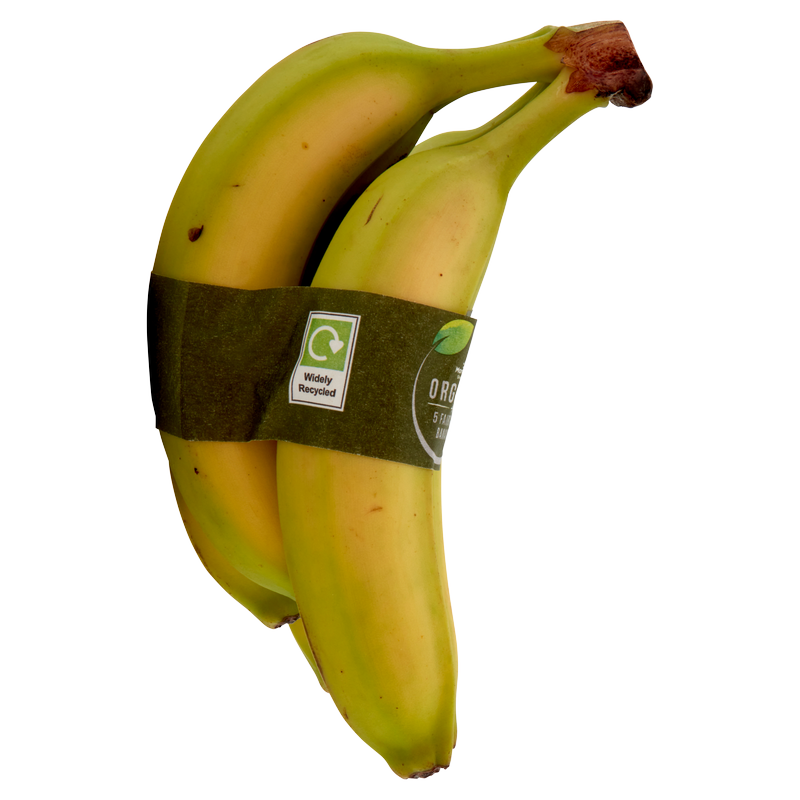 Morrisons Organic Fairtrade Bananas, 5pcs