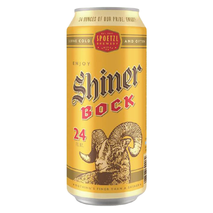 Shiner Bock Single 24oz Can 4.4% ABV