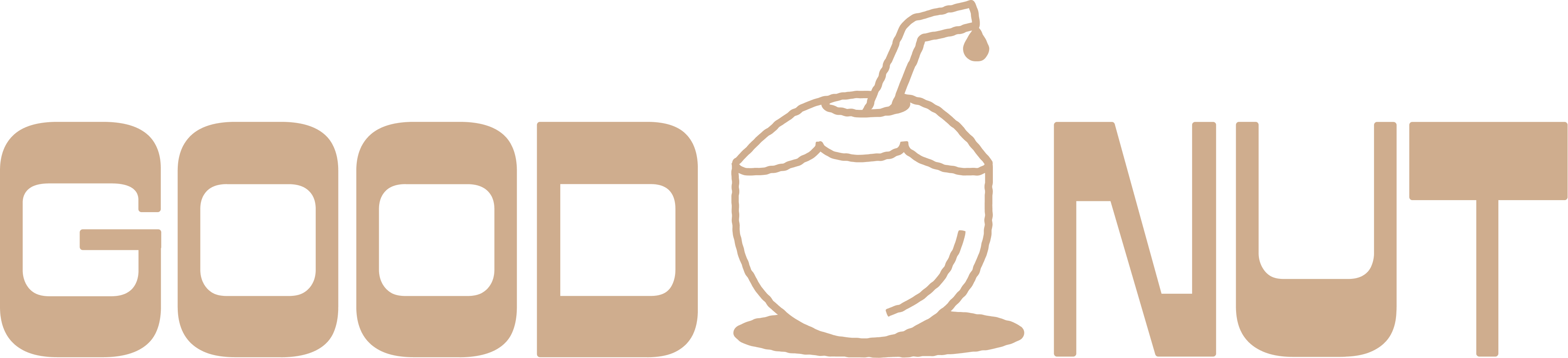 GOODNUT logo featuring a coconut with a straw, representing coconut drinks.