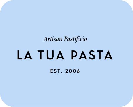 LA TUA PASTA logo for artisan pasta, Established 2006