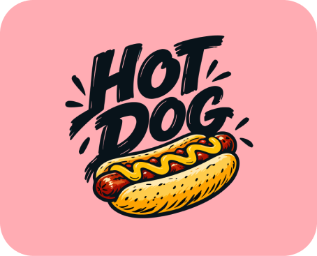 Gopuff hot dog with mustard in a bun. Order snacks & meals now.