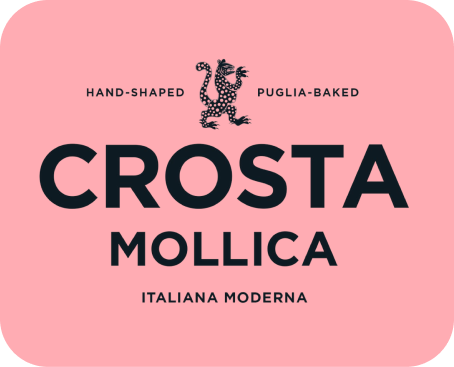 CROSTA MOLLICA hand-shaped, Puglia-baked Italiana Moderna product.