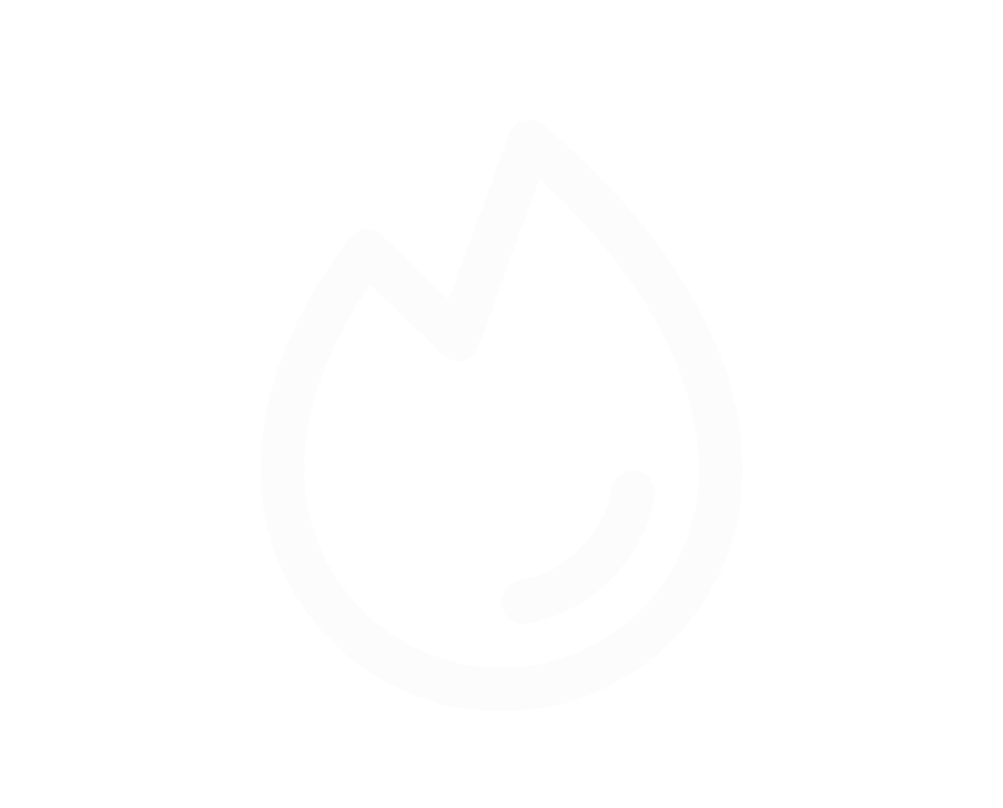 Gopuff logo, a white flame icon.