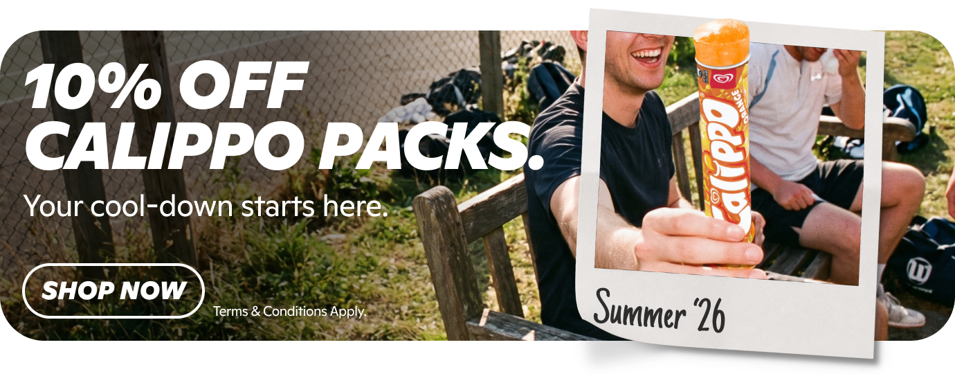 Gopuff: 20% off CALIPPO orange ice lollies. Shop now for summer treats.