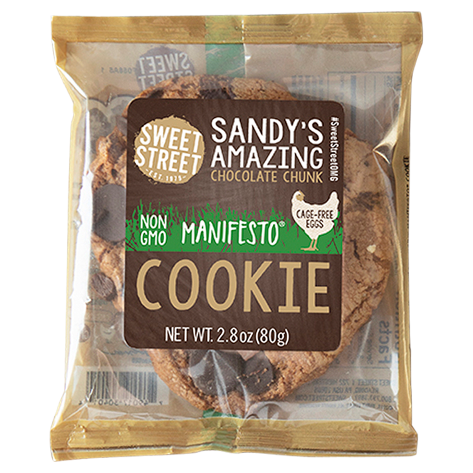 Sweet Street Sandy's Amazing Chocolate Chunk Manifesto Cookie 2.8oz