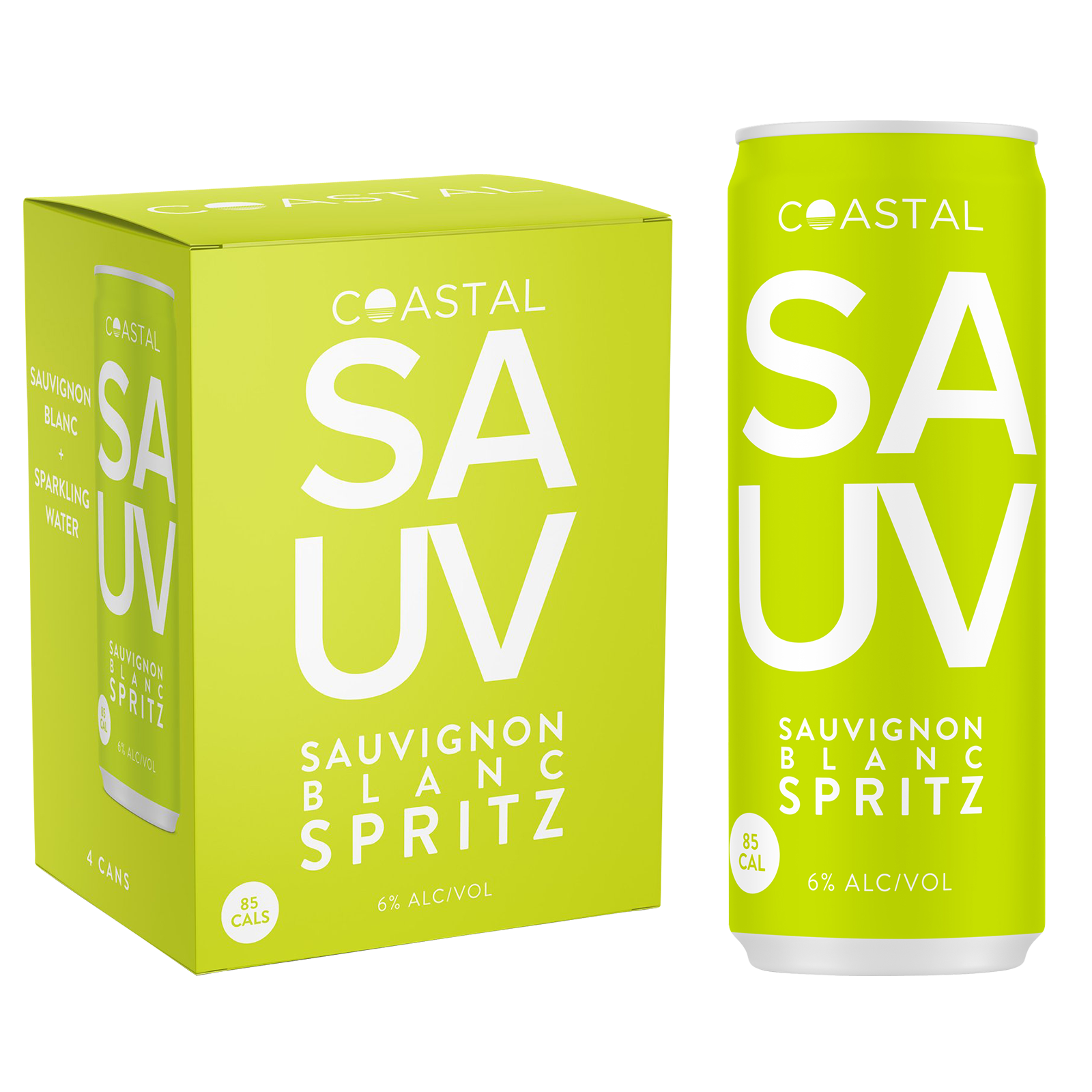 Coastal Spritz Sauvignon Blac Spritz 4pk 12oz Can 6.0% ABV