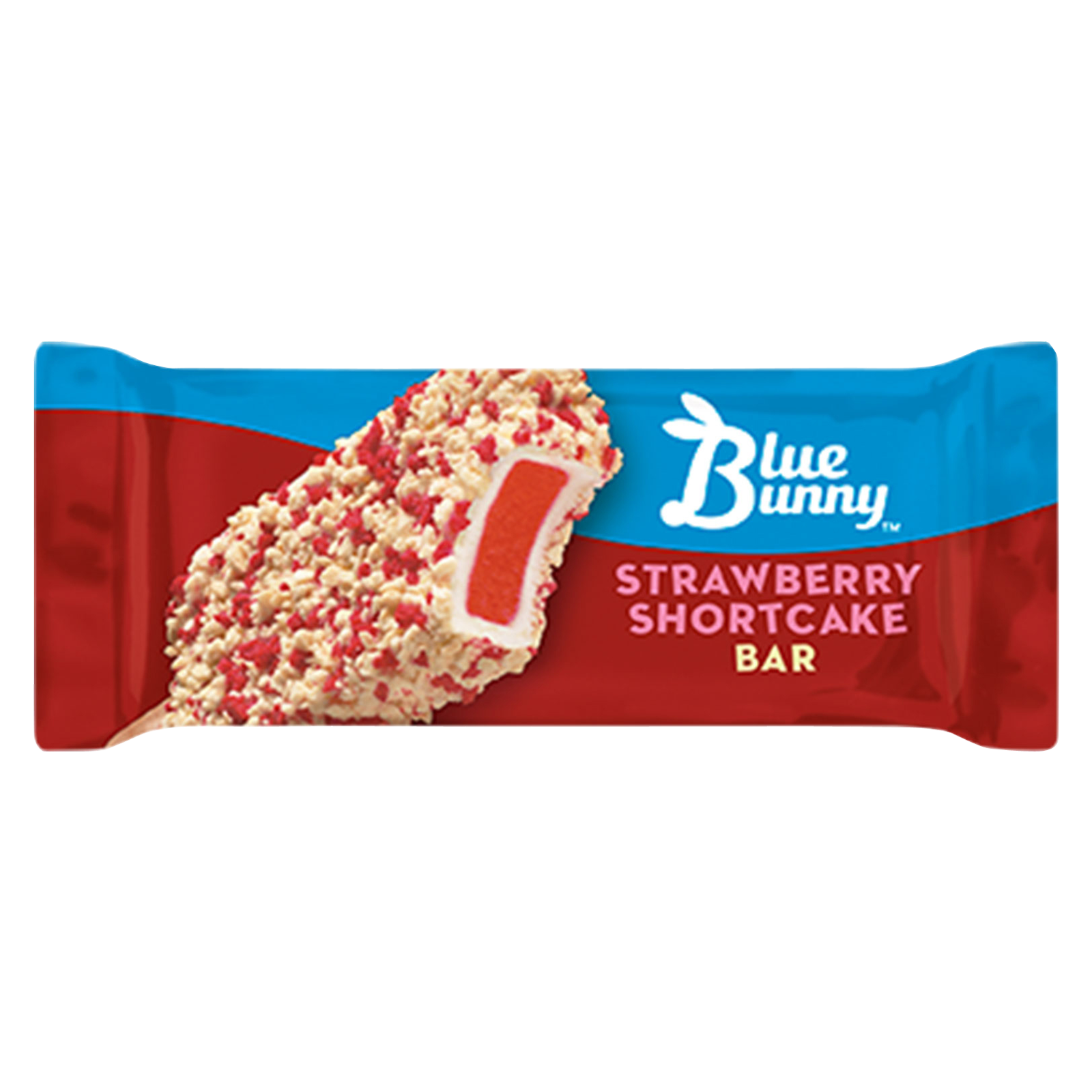 Blue Bunny Strawberry Shortcake Reduced Fat Ice Cream Bar 1ct