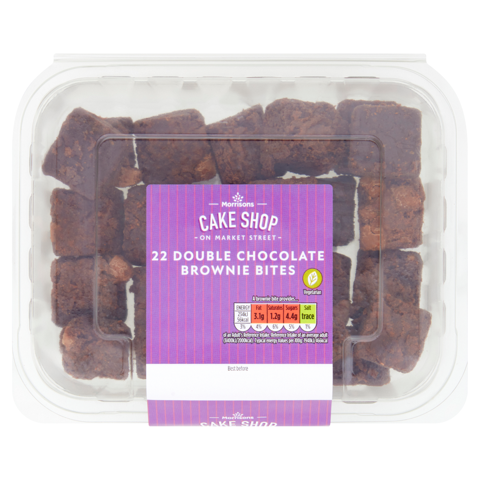 Morrisons Brownie Mini Bites, 22pcs